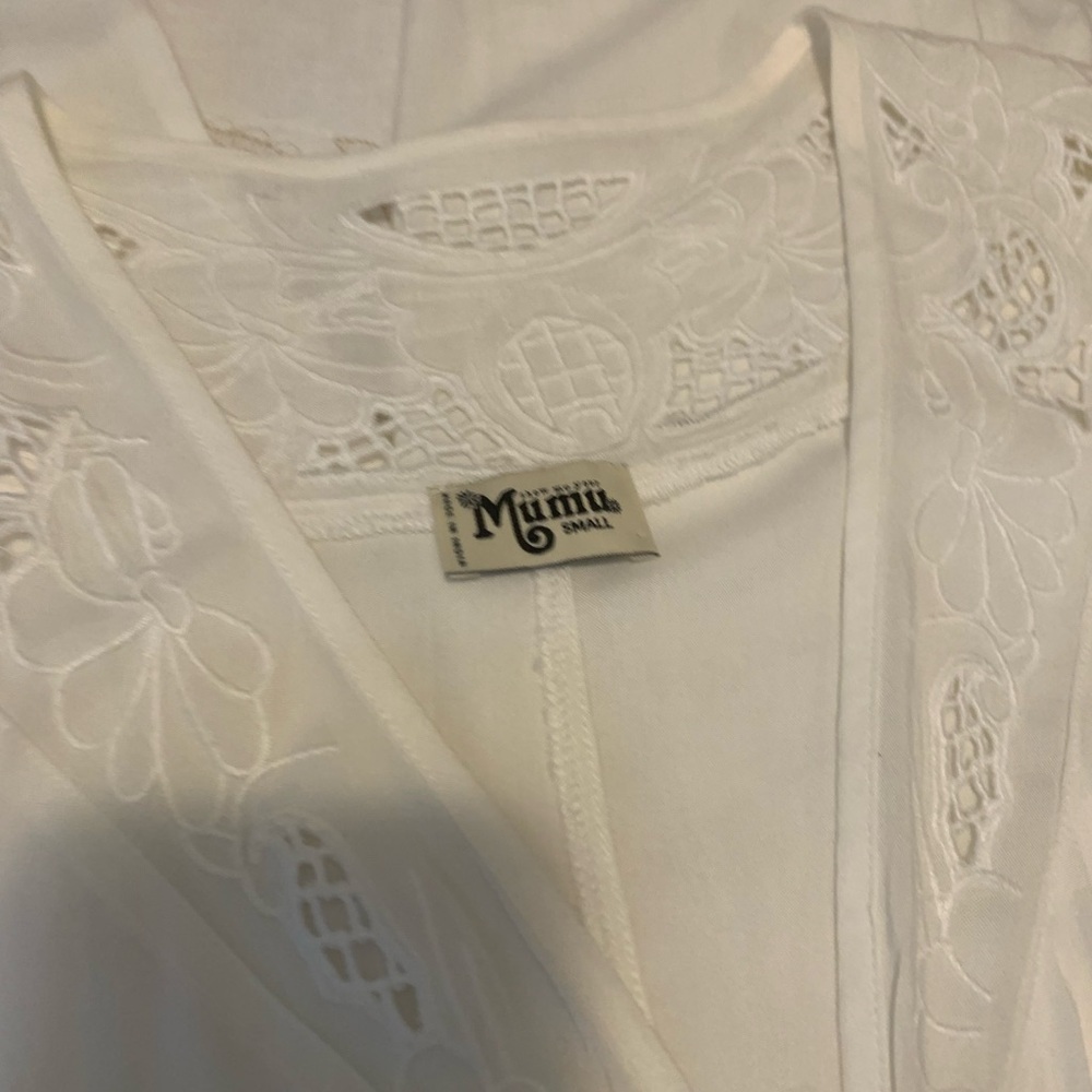 Show Me Your Mumu Romper White Lace Size Small - Picture 11 of 12